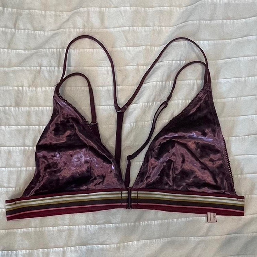 Victoria’s secret purple velvet bralette